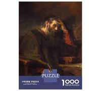 Rompecabezas para Adultos De 1000 Piezas Saint Paul by Rembrandt Rompecabezas para Adultos Juguetes Antiestrés Decoración del Hogar Juego Desafiante Regalos 52x38cm/1000pcs