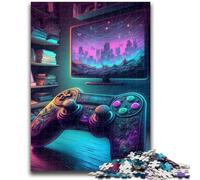 Rompecabezas para Adultos de 1000 Piezas, Sala de Juegos para Mayores de 14 años, Juego de Preguntas, Actividades Divertidas en casa, Regalo de cumpleaños, Regalos de Viaje, 26x38cm