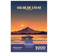 Rompecabezas para Adultos De 1000 Piezas Salar De Uyuni Sunset Rompecabezas para Adultos Juguetes Antiestrés Difícil Difícil Cumpleaños Y Navidad 70x50cm/1000pcs