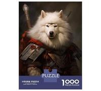 Rompecabezas para Adultos De 1000 Piezas Samoyed Viking Rompecabezas Juegos Relajantes Decoración De Pared Oferta como Regalos para Toda La Familia 52x38cm/1000pcs