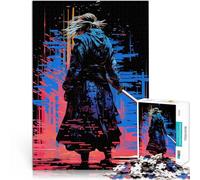 Rompecabezas para Adultos de 1000 Piezas Samurái cibernético Juguete Educativo para aliviar el estrés Lista de Deseos con Papá Noel 38x26cm