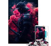 Rompecabezas para Adultos de 1000 Piezas Samurai in Bloom Juegos relajantes Juguetes educativos Regalo para cumpleaños Divertido y con Humor (tamaño 50x75cm)