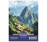 Rompecabezas para Adultos De 1000 Piezas Santa Cruz Trek Peru Travel Rompecabezas para Adolescentes Juego Práctico Desafío Difícil Juego Desafiante Regalos 70x50cm/1000pcs