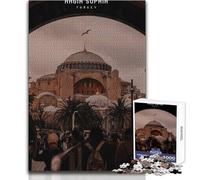 Rompecabezas para Adultos de 1000 Piezas Santa Sofía, diversión Familiar y Noche de Juegos, Ideas de decoración para el hogar, tamaño 38x26cm