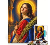 Rompecabezas para Adultos de 1000 Piezas Santo Mártir Juego Educativo decoración del hogar para Fortalecer el Amor Entre Parejas 50x75cm