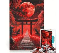 Rompecabezas para Adultos de 1000 Piezas: Santuario de la Luna de Sangre, Juguetes para armar, Mejora la Memoria, Toda la Familia 50x75cm