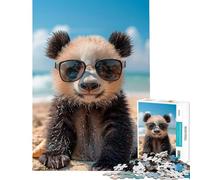 Rompecabezas para Adultos de 1000 Piezas Sé el Panda Genial Juego Imposible Desafío de Inteligencia para el Cerebro Juguetes Adictivos Regalo de Cumpleaños para Diversión en Familia (Tamaño 38x26cm)
