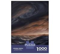 Rompecabezas para Adultos De 1000 Piezas Sea and Dark Clouds Rompecabezas para Adultos Juguetes Antiestrés para La Diversión Familiar Desafío Educativo 38x26cm/1000pcs