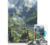 Rompecabezas para Adultos de 1000 Piezas Secretos de la Catedral Juegos relajantes interacción Entre Padres e Hijos Regalo de cumpleaños Regalos de Viaje 38x52cm