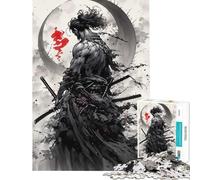 Rompecabezas para Adultos de 1000 Piezas Sekiro Shadows Die Twice Juego Educativo Juguetes didácticos Regalos de Amigo Invisible Mejora de la Memoria (tamaño 38x52cm)