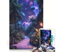 Rompecabezas para Adultos de 1000 Piezas Sendero místico en la Jungla Juego Imposible Mejora la Memoria con Piezas de Formas aleatorias Que encajan Perfectamente 38x26cm