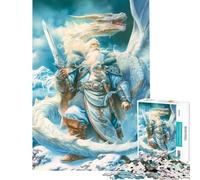 Rompecabezas para Adultos de 1000 Piezas Señor Dragón de Invierno Ideal para cumpleaños y Navidad Juego Familiar de dificultad Alta Apto para Mayores de 14 años (50x75cm)