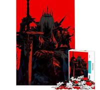 Rompecabezas para adultos de 1000 piezas Señor Vampiro Rey Sangriento Juguete intelectual Juegos relajantes Carrera de velocidad manual Excelentes regalos para los amantes de los juegos Tamaño 38x26cm