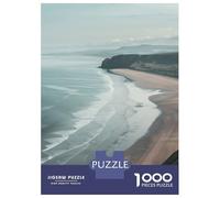 Rompecabezas para Adultos De 1000 Piezas Serene Coastal Expanse Rompecabezas para Adultos Juego De Ingenio Ensamblaje De Patrones Juego Desafiante Regalos 70x50cm/1000pcs