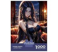 Rompecabezas para Adultos De 1000 Piezas Sexy Anime Girl in A Dress Rompecabezas para Adultos Juegos Relajantes Decoración Cumpleaños 70x50cm/1000pcs