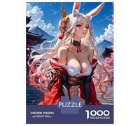 Rompecabezas para Adultos De 1000 Piezas Sexy Bunny Girl Rompecabezas para Adultos Juegos Familiares Decoración Perfecta Cumpleaños Y Navidad 70x50cm/1000pcs