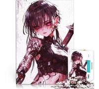 Rompecabezas para Adultos de 1000 Piezas Shinobi Tokyo Ghouls Juguetes para aliviar el estrés con póster a Juego y Hoja de Trivia 52x38cm