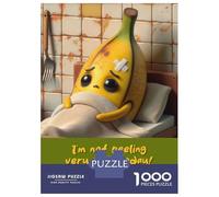Rompecabezas para Adultos De 1000 Piezas Sick Banana In Bed Rompecabezas para Adolescentes Juego Familiar Carrera De Velocidad Manual Cumpleaños 38x26cm/1000pcs