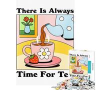 Rompecabezas para Adultos de 1000 Piezas Siempre Hay Tiempo para el té (38x26cm)