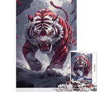 Rompecabezas para Adultos de 1000 Piezas Siente el Poder del Tigre Juguete Educativo Ideas de Regalos para Juegos educativos Mejorar el Amor en Pareja Tamaño 50x75cm