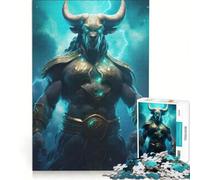 Rompecabezas para Adultos de 1000 Piezas Signo Zodiacal Tauro Juego Relajante desafío difícil fortalece el Amor Entre Parejas 38x52cm