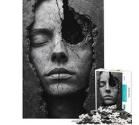 Rompecabezas para Adultos de 1000 Piezas Silencio Roto Rompecabezas Familiar Juego para Mejorar la Memoria cumpleaños (Tamaño 38x52cm)