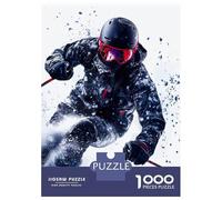 Rompecabezas para Adultos De 1000 Piezas Skier in Action Rompecabezas para Adultos Juego Práctico Corte De Precisión 38x26cm/1000pcs