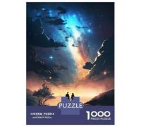 Rompecabezas para Adultos De 1000 Piezas Skull Astronaut Rompecabezas para Adultos Juegos Relajantes Desafío Difícil Actividades Divertidas En Casa 52x38cm/1000pcs