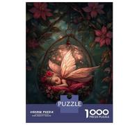 Rompecabezas para Adultos De 1000 Piezas Sleeping Fairy in A Magical Glass Orb Rompecabezas para Adultos Juegos De Relajación Desafío Difícil Juego Desafiante Regalos 38x26cm/1000pcs