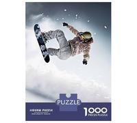 Rompecabezas para Adultos De 1000 Piezas Snowboard Rompecabezas para Adultos Juego Familiar Divertido Y Humorístico Cumpleaños Y Navidad 38x26cm/1000pcs