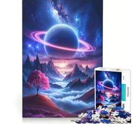 Rompecabezas para Adultos de 1000 Piezas Soledad Celestial, Juego Familiar, Mejora la Memoria, Ideal para Decorar el Escritorio 38x52cm