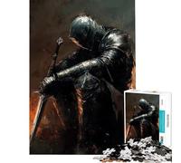 Rompecabezas para Adultos de 1000 Piezas Soledad en la Sombra Juego Imposible Juguetes educativos Regalo de cumpleaños Corte de precisión (tamaño 38x52cm)