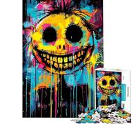 Rompecabezas para Adultos de 1000 Piezas ¡Sonríe y diviértete a Todo Color! Rompecabezas Relajante para Adultos Juegos para divertirse en Familia cumpleaños (tamaño 50x75cm)