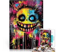 Rompecabezas para Adultos de 1000 Piezas Sonrisas Vibrantes, Vibraciones locas Juguetes educativos para la decoración del hogar 52x38cm