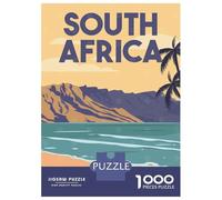 Rompecabezas para Adultos De 1000 Piezas South Africa Travel Rompecabezas para Adolescentes Juego Práctico Decoración del Hogar 38x26cm/1000pcs