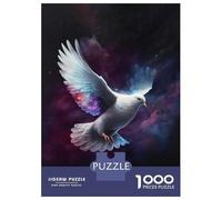 Rompecabezas para Adultos De 1000 Piezas Space Dove Rompecabezas para Adultos Juego De Ingenio Regalos para Mujeres Actividades Divertidas En Casa 70x50cm/1000pcs
