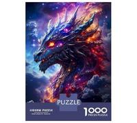 Rompecabezas para Adultos De 1000 Piezas Space Dragon Rompecabezas Juegos De Relajación Desafío Difícil Reducción del Estrés Regalos 38x26cm/1000pcs