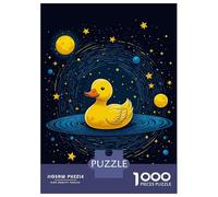Rompecabezas para Adultos De 1000 Piezas Space Duck Goose Rompecabezas para Adultos Juguetes Antiestrés Aliviador del Estrés Regalos De Cumpleaños Y Únicos 38x26cm/1000pcs