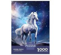 Rompecabezas para Adultos De 1000 Piezas Space Horse Rompecabezas para Adultos Juegos Familiares Montaje De Patrones Cumpleaños Y Navidad 52x38cm/1000pcs