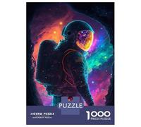Rompecabezas para Adultos De 1000 Piezas Space Is Wild Rompecabezas para Adultos Juegos Relajantes Carrera De Velocidad De Manos Interacción Entre Padres E Hijos 38x26cm/1000pcs