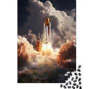 Rompecabezas para Adultos De 1000 Piezas Space Shuttle Launch-1 Rompecabezas para Adolescentes Juegos Relajantes Pero Divertidos Y Humorísticos Desafiantes De Completar 52x38cm/1000pcs