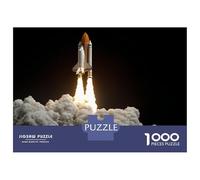 Rompecabezas para Adultos De 1000 Piezas Space Shuttle Launch-7 Rompecabezas para Adultos Juguetes Antiestrés Decoración del Hogar Juego Desafiante Regalos 52x38cm/1000pcs