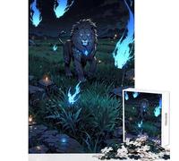 Rompecabezas para Adultos de 1000 Piezas Spirit Lion King Juguetes antiestrés Ideas de Regalo Juego práctico para Mejorar el Amor en Pareja tamaño 50x75cm