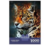 Rompecabezas para Adultos De 1000 Piezas Splatter Tiger Rompecabezas para Adultos Juguetes Antiestrés Regalos para Mujeres Cumpleaños Y Navidad 38x26cm/1000pcs