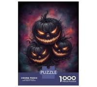 Rompecabezas para Adultos De 1000 Piezas Spooky Stacked Halloween Pumpkins Rompecabezas para Adultos Juego Familiar Análisis Y Desafío Educativo De Lógica 52x38cm/1000pcs
