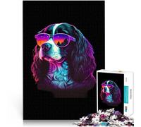 Rompecabezas para Adultos de 1000 Piezas Springer Spaniel inglés Juego desafiante y Juego Familiar para la decoración del hogar 52x38cm