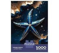 Rompecabezas para Adultos De 1000 Piezas Starfish Kintsugi Art Rompecabezas para Adultos Juguetes Antiestrés Decoración del Hogar Juego Desafiante Regalos 52x38cm/1000pcs