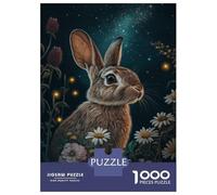 Rompecabezas para Adultos De 1000 Piezas Starry Bunny's Garden Rompecabezas para Adultos Juego Práctico Oferta De Regalo De Cumpleaños como Regalos para Toda La Familia 70x50cm/1000pcs