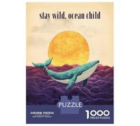 Rompecabezas para Adultos De 1000 Piezas Stay Wild, Ocean Child Rompecabezas para Adultos Juegos Relajantes Mejora La Memoria Regalo De Cumpleaños, Regalos, 70x50cm/1000pcs