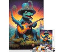 Rompecabezas para Adultos de 1000 Piezas Steampunk Dino Serenatas Juguetes de Bricolaje Regalo Divertido Juego Educativo Adecuado para decoración de Escritorio tamaño 38x52cm